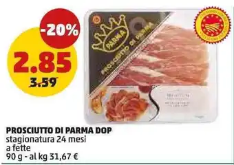 PENNY Prosciutto di parma dop offerta