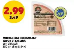 PENNY Mortadella bologna igp sapor di cascina con pistacchi offerta