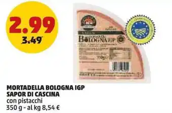 PENNY Mortadella bologna igp sapor di cascina con pistacchi offerta