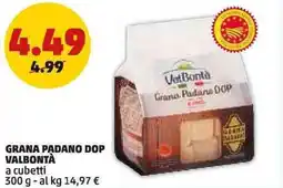PENNY Grana padano dop valbontà a cubetti offerta