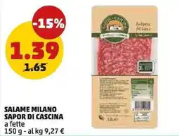 PENNY Salame milano sapor di cascina a fette offerta