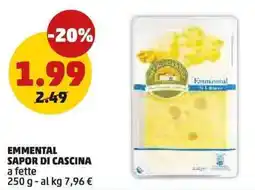PENNY Emmental sapor di cascina a fette offerta