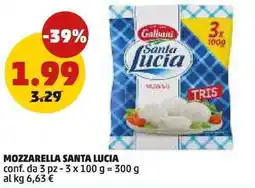 PENNY Galbani mozzarella santa lucia offerta