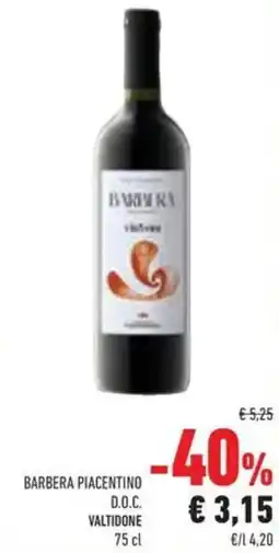 Conad Barbera piacentino d.o.c. valtidone offerta