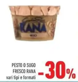 Conad Pesto o sugo fresco RANA offerta