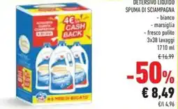 Conad Detersivo liquido SPUMA DI SCIAMPAGNA offerta