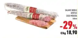 Conad SALAME NOBILE GENTILE CASA MODENA intero offerta