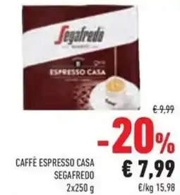 Conad Caffè espresso casa SEGAFREDO offerta
