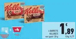 Conad 4 barrette KELLOGG'S offerta