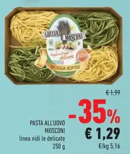 Conad Pasta all'uovo MOSCONI offerta