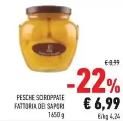 Conad Pesche sciroppate fattoria dei sapori offerta