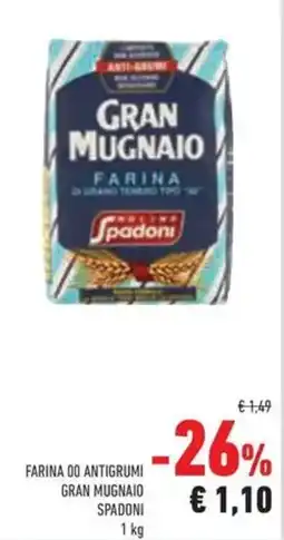 Conad Farina 00 antigrumi gran mugnaio SPADONI offerta