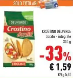 Conad Crostino delverde dorato, integrale offerta