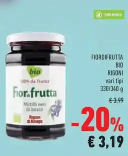 Conad Fiordifrutta bio rigoni offerta