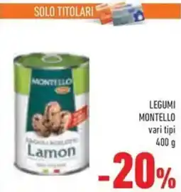 Conad Legumi MONTELLO offerta