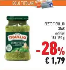 Conad Pesto tigullio STAR offerta