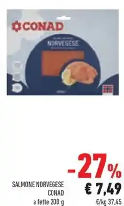 Conad Salmone norvegese CONAD offerta