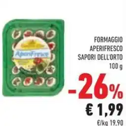 Conad Formaggio aperifresco sapori dell'orto offerta