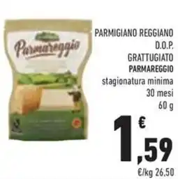 Conad Parmigiano reggiano d.o.p. grattugiato PARMAREGGIO offerta