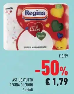 Conad Asciugatutto regina di cuori offerta