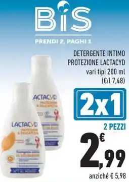 Conad Detergente intimo protezione LACTACYD offerta