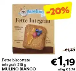 Unes Fette biscottate integrali MULINO BIANCO offerta