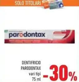 Conad Dentifricio PARODONTAX offerta