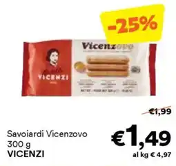 Unes Savoiardi Vicenzovo VICENZI offerta