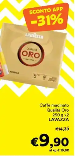 Unes Caffè macinato Qualità Oro LAVAZZA offerta