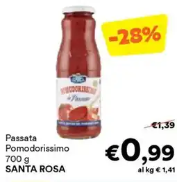 Unes Passata Pomodorissimo SANTA ROSA offerta
