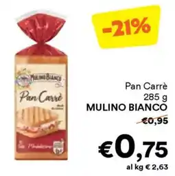 Unes Pan Carrè MULINO BIANCO offerta