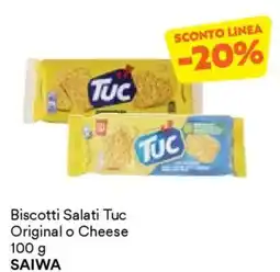 Unes Biscotti Salati Tuc Original o Cheese SAIWA offerta