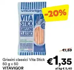 Unes Grissini classici Vita Stick VITAVIGOR offerta