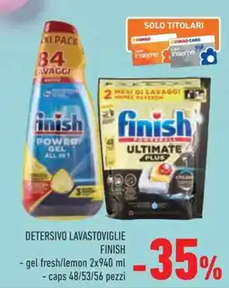Conad Detersivo lavastoviglie FINISH offerta