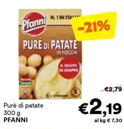 Unes Purè di patate PFANNI offerta