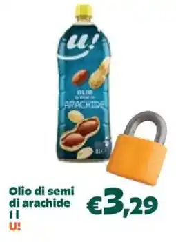Unes Olio di semi di arachide U! offerta