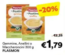 Unes Gemmine, Anellini o Maccheroncini PLASMON offerta