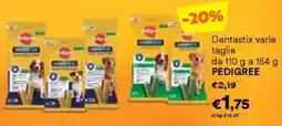 Unes Dentastix varie taglie PEDIGREE offerta
