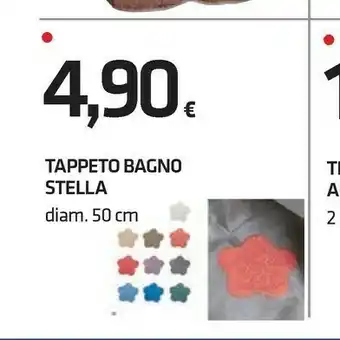 Tappeto bagno stella