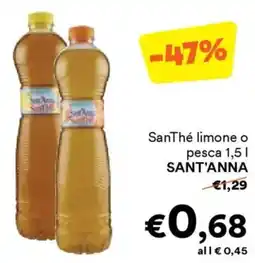 Unes SanThé limone o pesca SANT'ANNA offerta