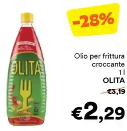 Unes Olio per frittura croccante OLITA offerta