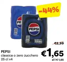 Unes Pepsi classica o zero zucchero offerta