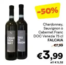 Unes Chardonnay, Sauvignon o Cabernet Franc DOC Venezia FALCAIA offerta