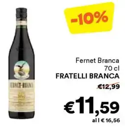 Unes Fernet Branca FRATELLI BRANCA offerta