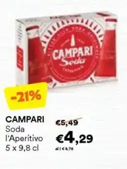 Unes CAMPARI Seda l'Aperitivo offerta