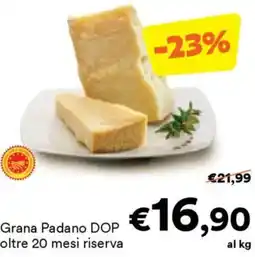 Unes Grana Padano DOP oltre 20 mesi riserva offerta