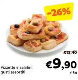 Unes Pizzette e salatini offerta