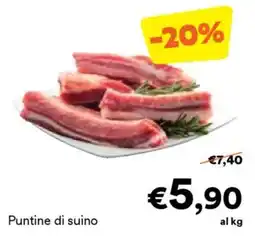 Unes Puntine di suino offerta
