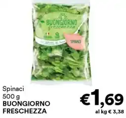 Unes Spinaci BUONGIORNO FRESCHEZZA offerta