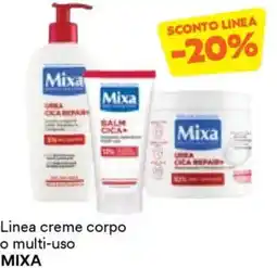 Unes Linea creme corpo o multi-uso MIXA offerta